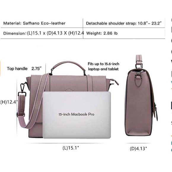 Ease Gave Briefcase / Laptop Bag - Picture 6 of 8